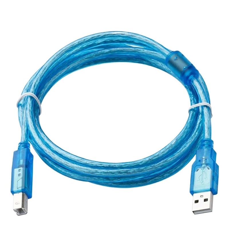 Blue USB C Programming Cable for Omron CP1H CP1E CP1L CJ2M Series PLC Data Download Line - Image 1